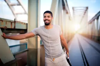 Professional man focused on personal growth and reinvention